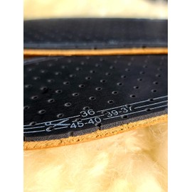 H&C Plantillas Premium de piel de Borrego Unisex 1 Pack