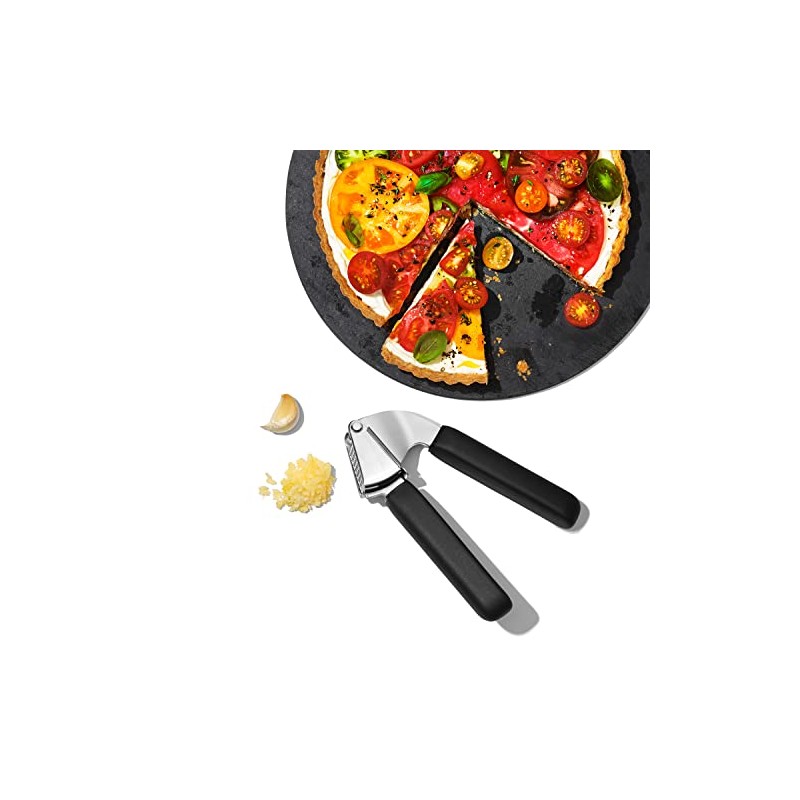 OXO Good Grips - Prensa de ajo de acero inoxidable