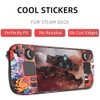 Game Console Decal Protective Cover Sticker Compatible for Steam Deck