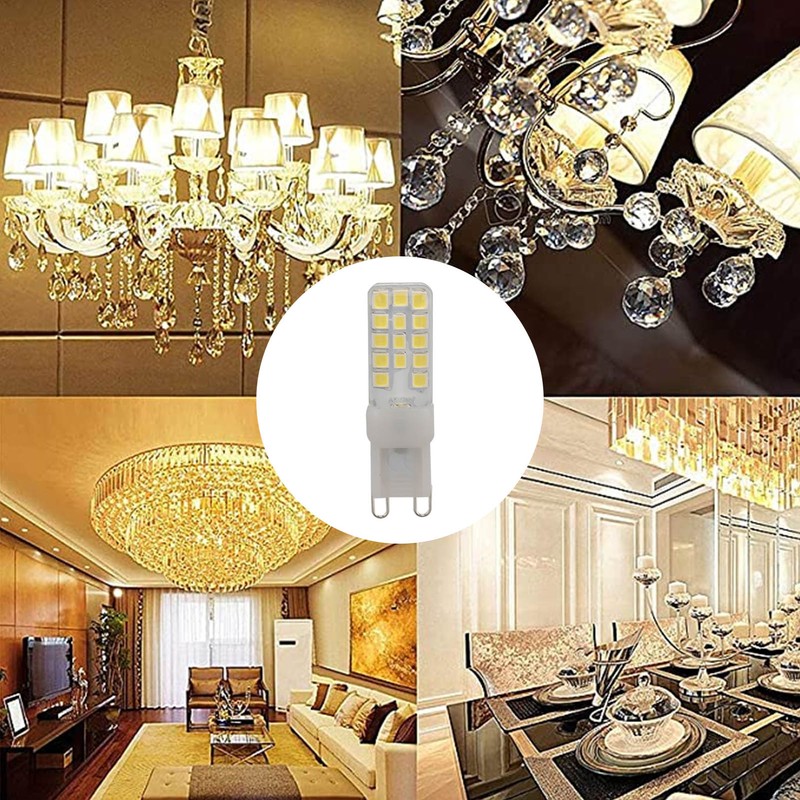 3Pcs G9 LED Light Bulb Dimmable Energy Saving Bi Pin