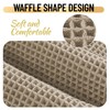 LINGKY Waffle Bath Mat, Non-Slip Bathroom Rug with Non-Slip Backing,