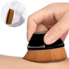 Serendi Face Brush for Makeup, Foundation, and Sunscreen Brush Black 2ea