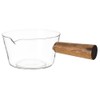 Glass Saucepan Pot for Cooking on Stove: Kitchen 600Ml Glass