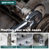 Bestwork Adjustable Tap Sockets, 6pcs Tap Socket Set, 1/4", 3/8",