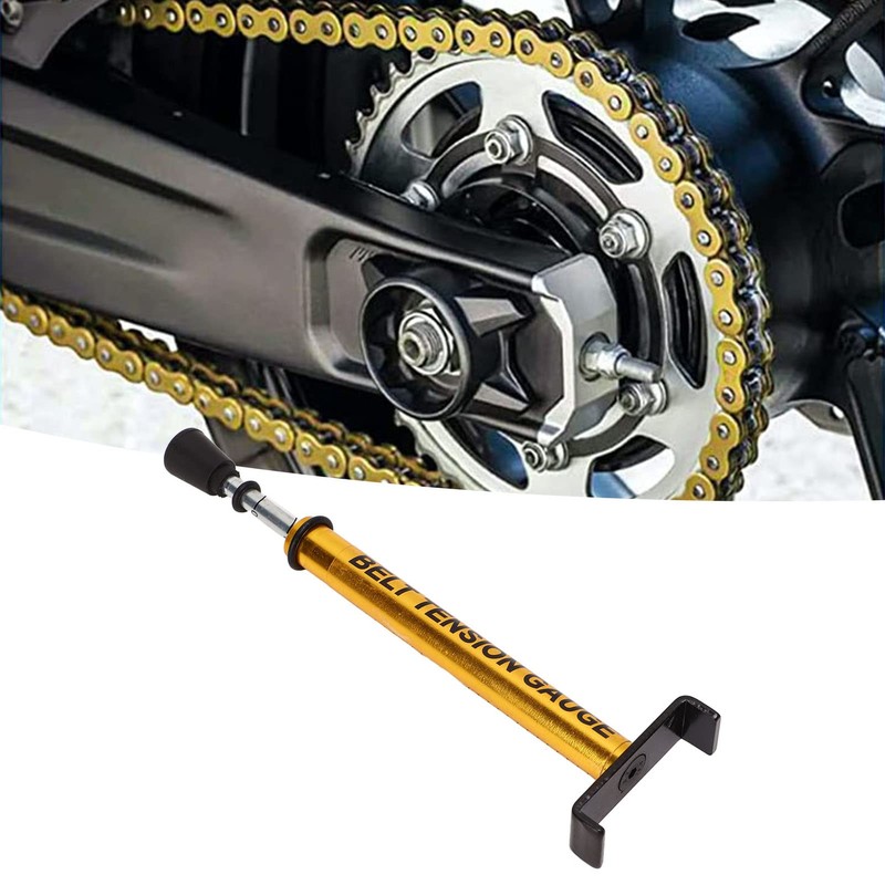 Motorcycle Chain Tensionmeter, 10 lb Belt Tensionmeter, Metal, Universal Motor