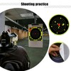 60 Sheets Reactive Shooting Target, 8 in Bullseye Reactive Shooting
