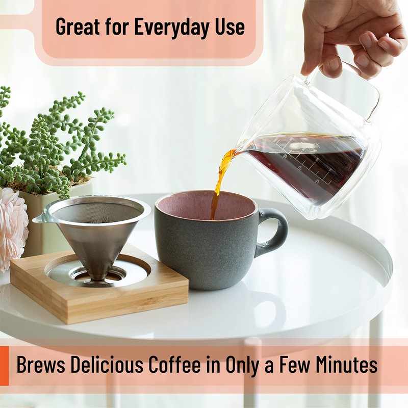 Brew To A Tea BTaT - Pour Over Coffee Maker