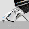 K SNAKE Ratón Ergonómico para Juegos con dpi Ajustable 800/1200/3000,