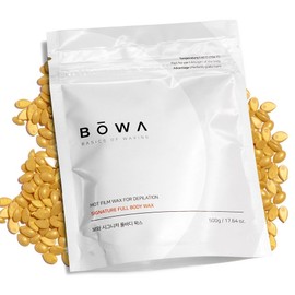BOWA Signature Full Body Hard Wax, 500g, 1 piece / BOWA 시그니처 풀 바디 하드왁스, 500g, 1개