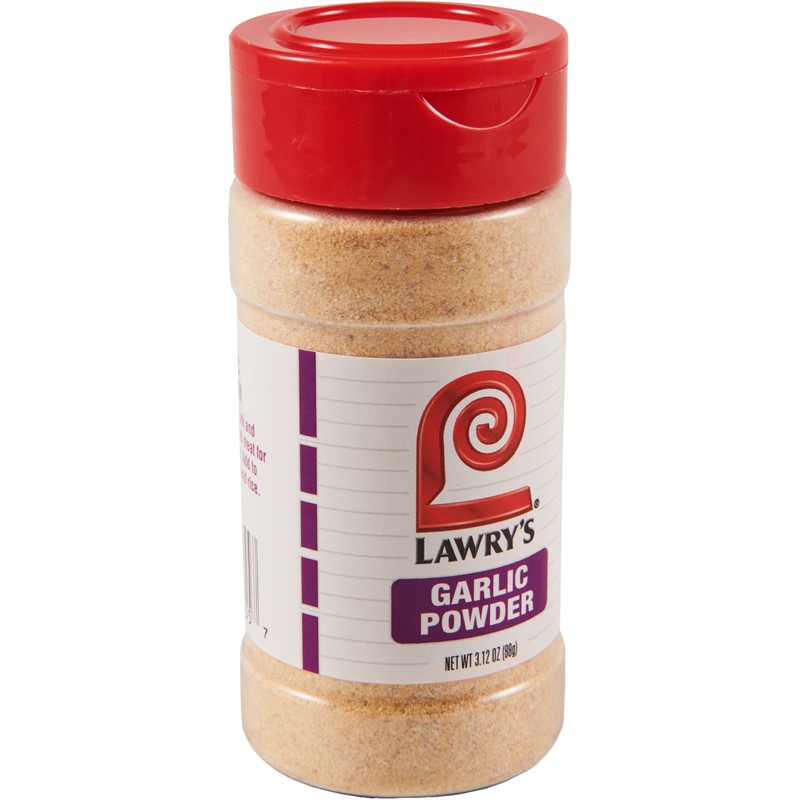 Lawry's Garlic Powder, 3.12 oz (Pack of 6)