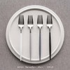 Cutipol GOA Warm Grey/Matte Silver Dinner Fork Spoon Set