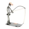 Steelman24 I Nuts and bolts sculpture Fisherman With Personal Engraving
