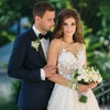 2Pcs White Daisy Corsage Wrist Flower Set Artificial Hand Flower