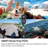 OBEST Action Cam 360 Nachtsicht, Mini POV Camera Bodycam mit