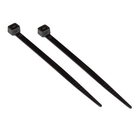 Good Connections® Cable Ties 150 mm x 3.6 mm Set of 100 Black UL, UV-Resistant, Weather-Resistant for Outdoor Use, -40 °C to +85 °C