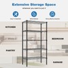OLIXIS 5 Tier Storage Shelves, Metal Wire Rack Shelving Unit,