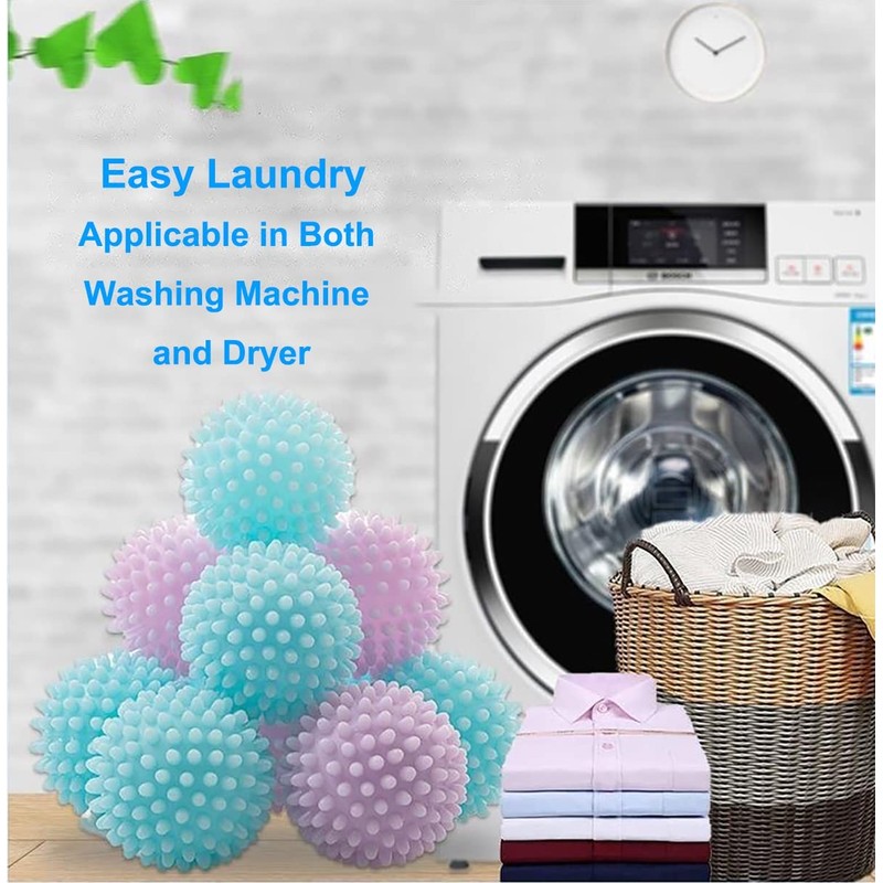 Bienstylife Reusable Laundry Dryer Balls - Eco Friendly Fabric Softener