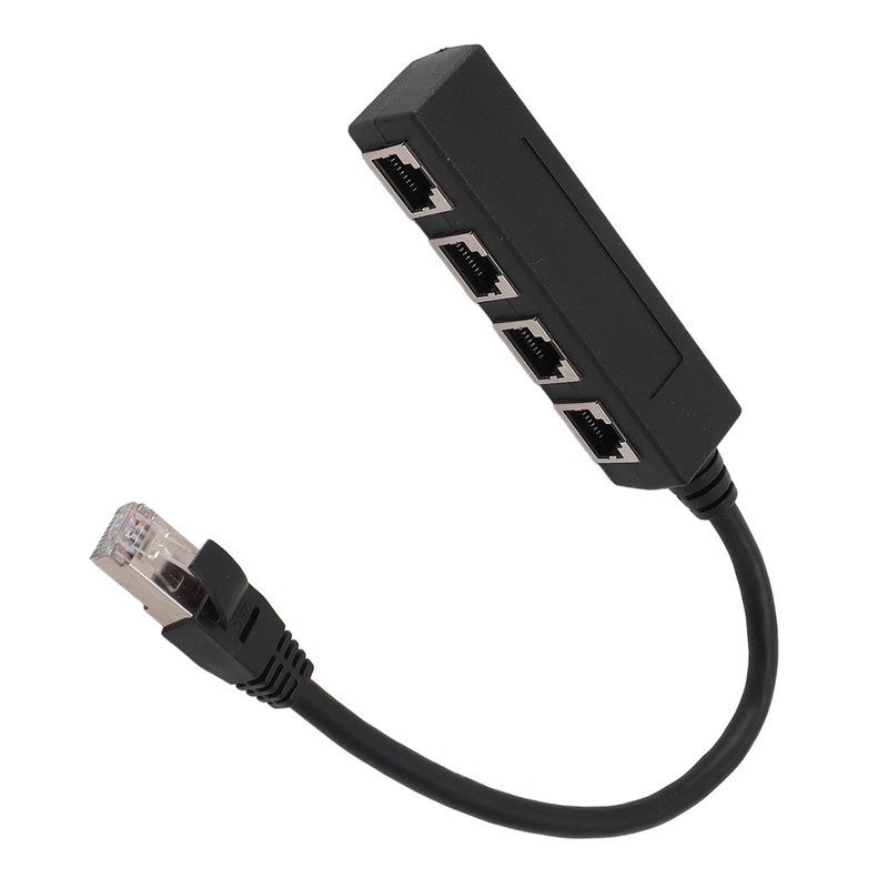 Ethernet Splitter Professional 1 to 4 Ports High Speed 100Mbps