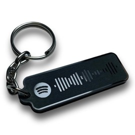 Llavero personalizado con código escaneable Spotify ideal para regalo
