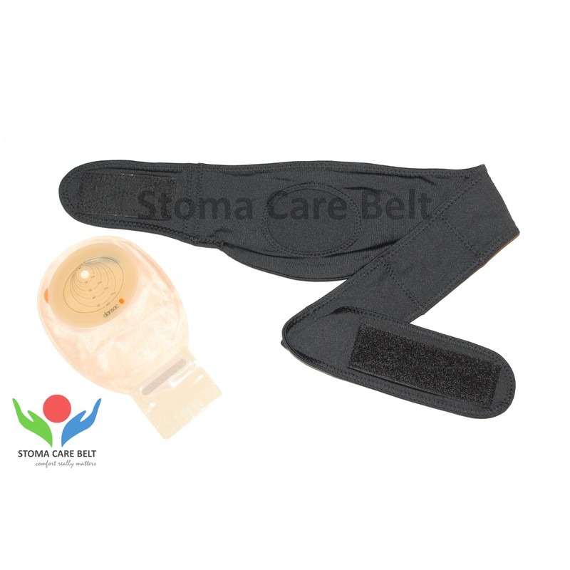 AZAORY Horizontal Stoma Belt, Ostomy Support, Stoma Bag Belt, Running