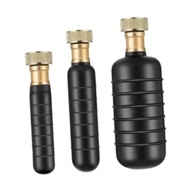 kokiya 3 Pieces Drain Bladder Cleaning Bladder Fit 1" to 6" Pipe with Water Power Drain Cleaning for Downspouts Main Drain Sewer