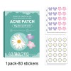 40/80/100/200pcs Pe Acne Patch Skincare Cute Design