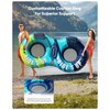 QPAU Inflatable Double River Tube, 2 Person 660lb Capacity, Puncture-Resistant