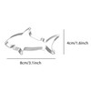 WJSYSHOP Shark Fish Cookie Cutter Stainless Steel