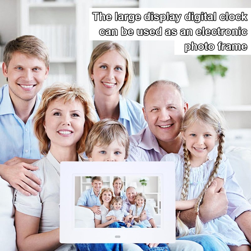 ybest 7 Inch Extra Large Day Date Time Digital Day