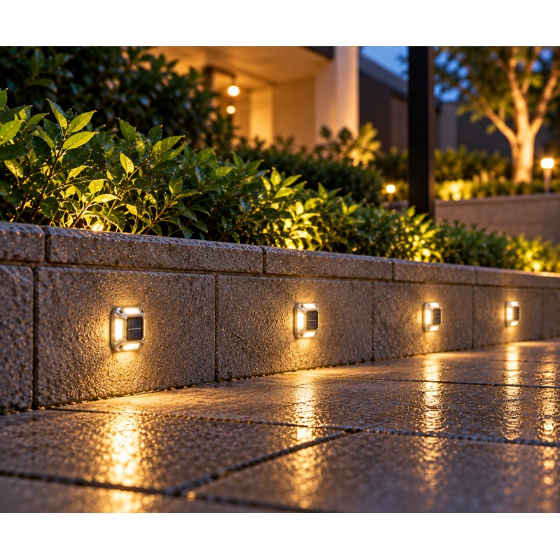 Solar Ground Lights for Outdoor Pathways – Waterproof LED Markers