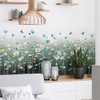 WOHAHA Wall Sticker, Plant, Stylish, Small, Daisy, Blue, White, Dancing