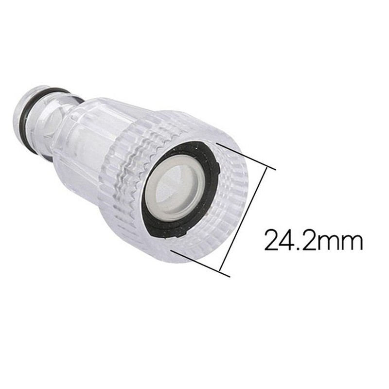 Filtro de agua para limpieza de manguera de jardín con