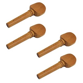 4X Violin Fiddle Tuning Peg Set 4/4 Size Wooden Replacement Jujube Wood