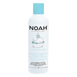 NOAH Kids Creamy Body Wash Lotion – Milk & Sugar for Gentle Hydration, Nourishing Sweet Almond Extract, Safe for Sensitive Skin, Paraben-Free, SLS-Free, Eco-Friendly, 250ml