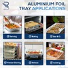 Rollay 10 Pack Large Aluminium Foil Trays Deep (32x26x7 cm)