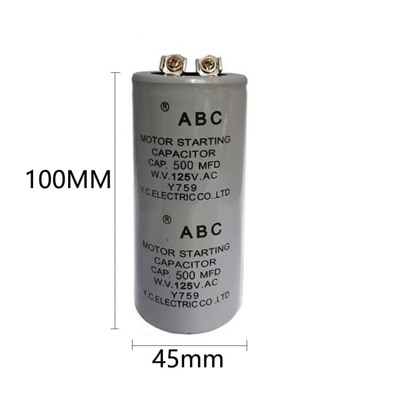 1Piece CD60 Motor Start Capacitor ABC 500MFD 125VAC Capacitor ABC