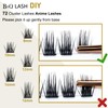 B&Qaugen Lash Clusters B36 72 pcs DIY Lash Extensions 72