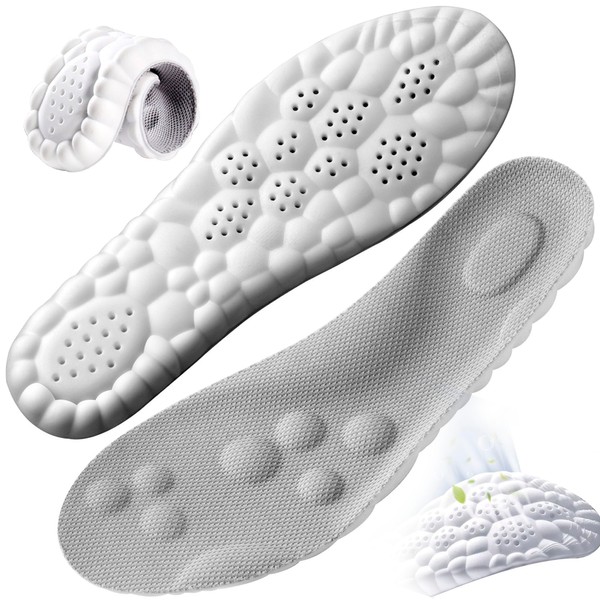 4D Cloud Shoe Insoles for Men and Women,Memory Foam Insoles,