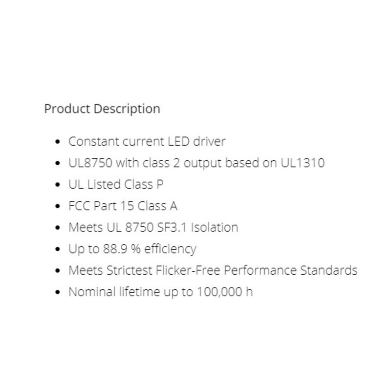 Tridonic Linear Excite NFC Series 75 Watts Constant Current LED
