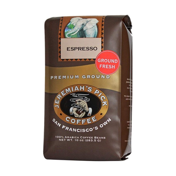 Espresso - Ground Coffee for Drip - 10oz, Caffeinated
