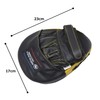 MARTIAL WORLD Professional Punching Mitt PM130-YLBK Yellow Black Height 9.1