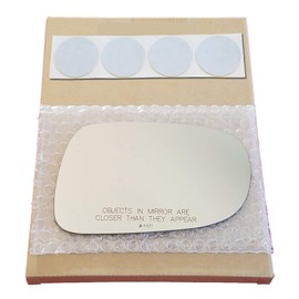 Mirror Glass Replacement + Adhesive Pads for 2008-2012 Lexus ES350 Passenger Side - Fits Auto Dimming Mirror Only (2008 2009 2010 2011 2012 08 09 10 11 12)