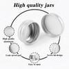UKOFEW Pack of 10 Aluminium Empty Containers, Tin, Cream Jars,