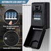 HUANLANG Key Lock Box Wall Mount,Outdoor Combination Lock Box with