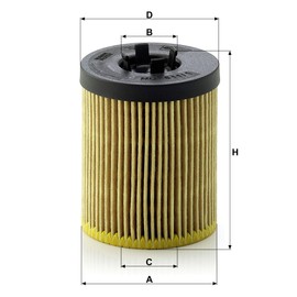 Original MANN-FILTER Oil filter HU 611/1 X – evotop – For Passenger Cars