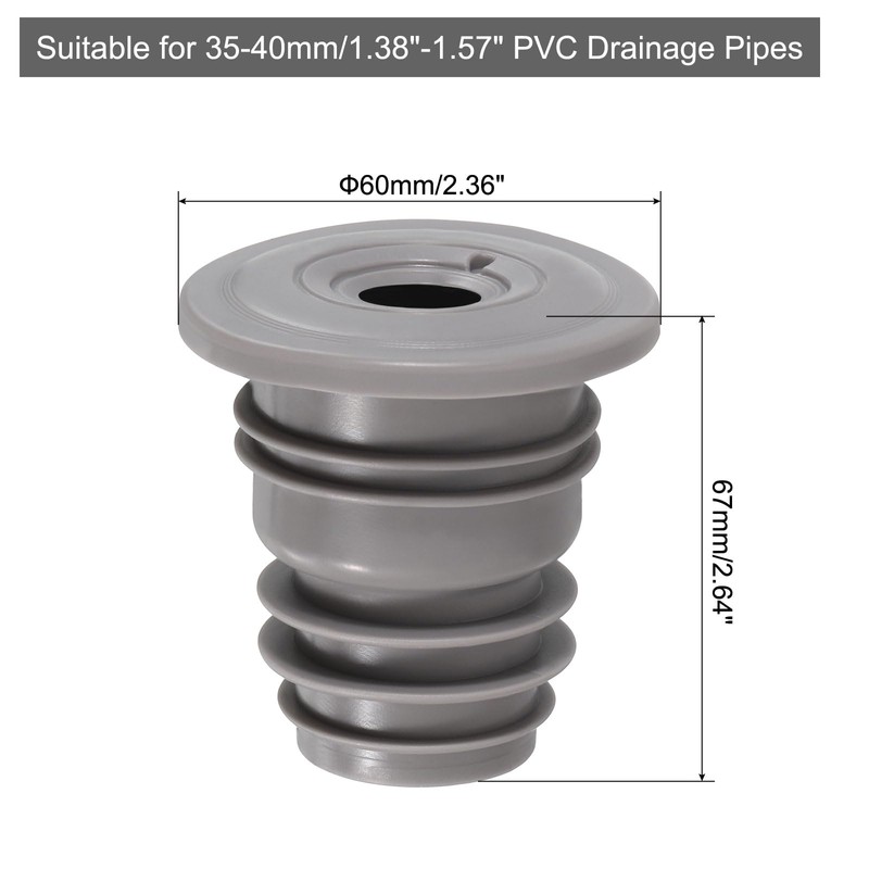 uxcell Drain Pipe Seal Ring, Silicone Ring Washing Machine Sealing