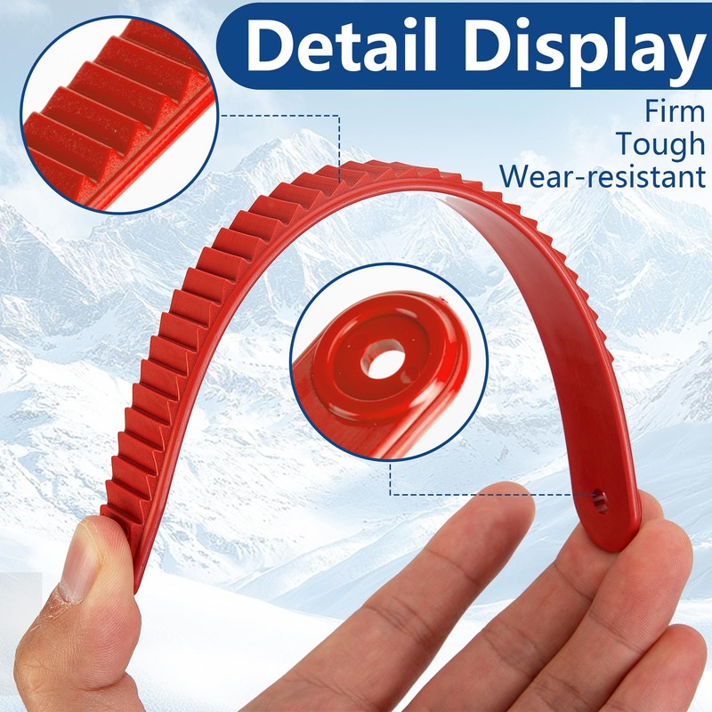 3 Pairs of Snowboard Ankle Straps Replacement Binding - Snowboard