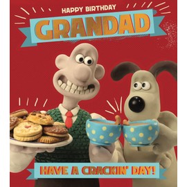 Grandad Birthday Card, Birthday Card for Grandad, Wallace & Gromit Birthday Card for Grandad, Birthday Card for Him Wallace & Gromit