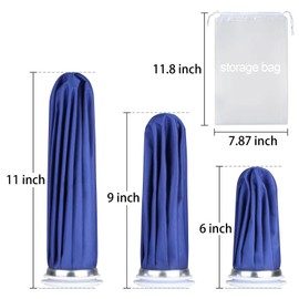 Puivoy Ice Packs for Injuries Reusable, New Generation Thickening Physical Therapy Cold Packs for Injuries, Ice Bag Sizes (6 "9" 11 ") for Body Aches，Durable and Reliable Easy to Carry