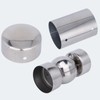 2pcs Stainless Steel Handrail Connector Universal Joint Connector 45mm Handrail